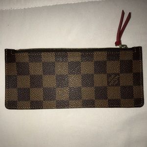 100% authentic zipper coin purse Damier